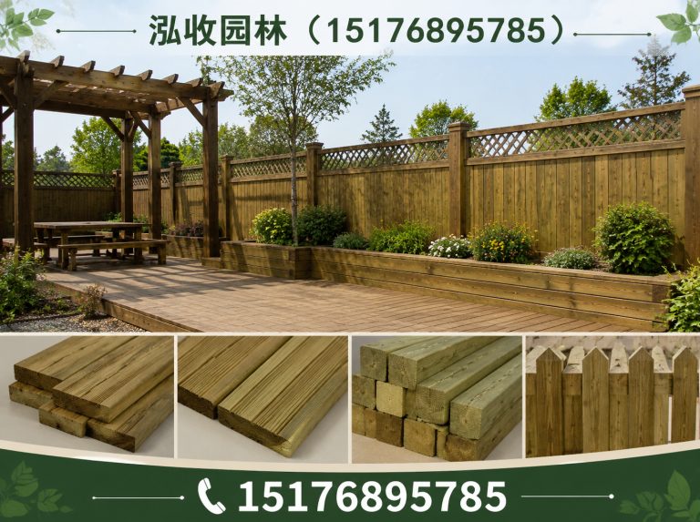 普洱京津冀防腐木工程展示图